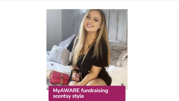 MyAWARE fundraising scentsy style